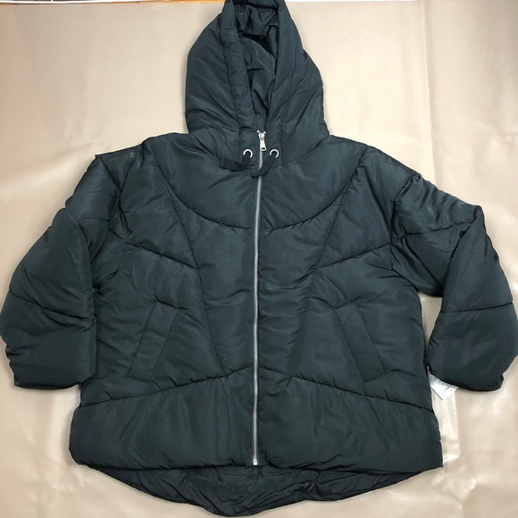 50%NWT FP Movement Hailey Puffer Jacket Black SZ S - Picture 3 of 8